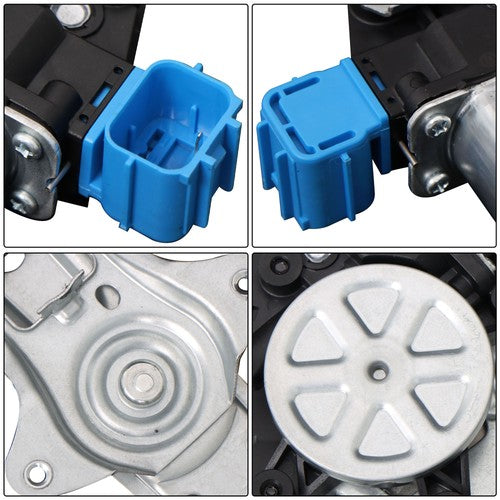 Solid Spare Window Regulator For Nissan Altima 2.5L 3.5L 2013-2018 Rear Passenger Side 2Pins