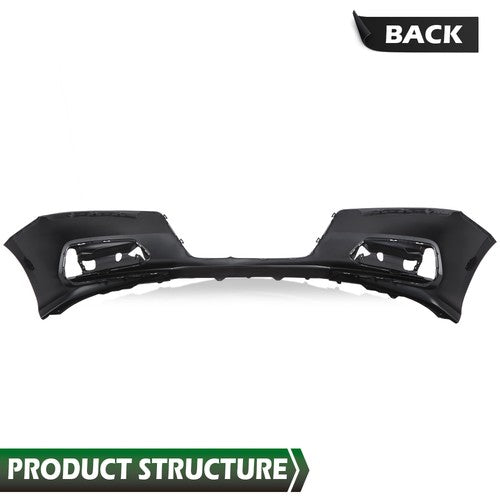 Solid Spare Front Bumper Cover Fit For 2018-2020 Honda Accord Sedan W/o Sensor HO1000314