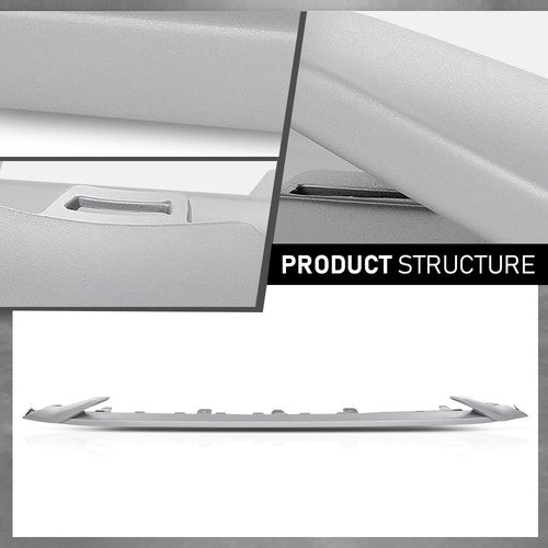 Solid Spare Air Dam Deflector Lower Valance Apron Front Fit For 21-24 Audi Q5 SQ5 Sportback