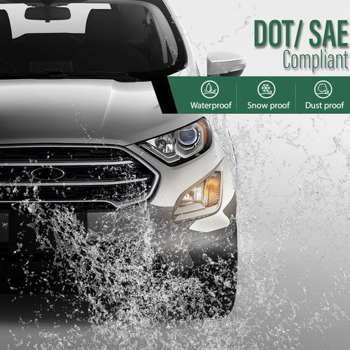 Solid Spare Fit For 2018-2022 Ford EcoSport Front Bumper Fog Light Driving Lamp Left Side