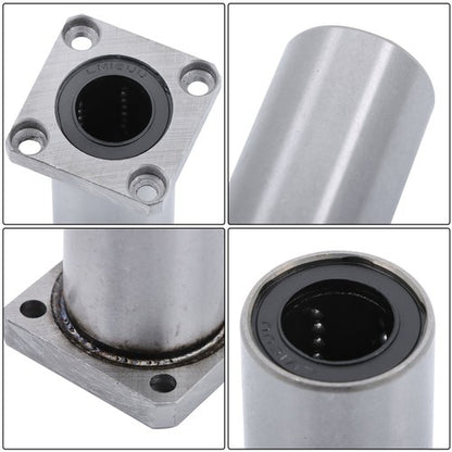 Solid Spare 4Pcs of LMK16UU 16mmx 28mmx 70mm Square Linear Bearing for CNC 3D Printer