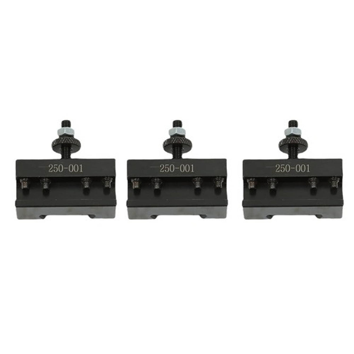 Solid Spare New 3PCS #1 Quick Change Turning & Facing Lathe Tool Post Holder 250-001 OXA