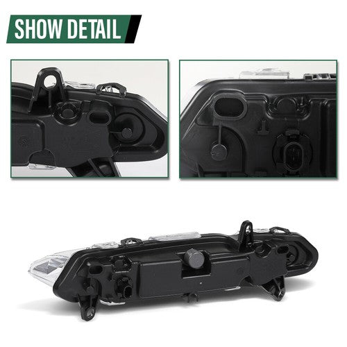 Solid Spare LED Fog Lights Daytime Running Lamps Fit For Mercedes-Benz S550 S600 S63 AMG