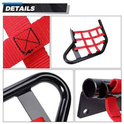 Solid Spare Nerf Bars Side Steps Heel Guards For Yamaha Raptor 700 700R YFM700R All Years