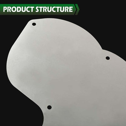 Solid Spare Fit For 1973-1977 Pontiac Astre H Body Aluminum A/C Heater Delete Panel Plate