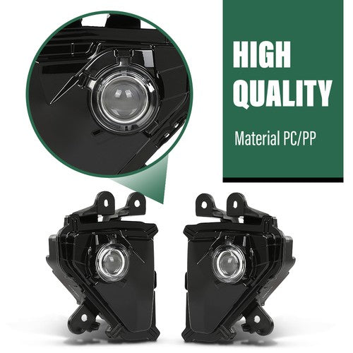 Solid Spare LED Fog Lights Driving Lamps Left+Right Side Fit For 2014-2023 Lexus GX460 GX400