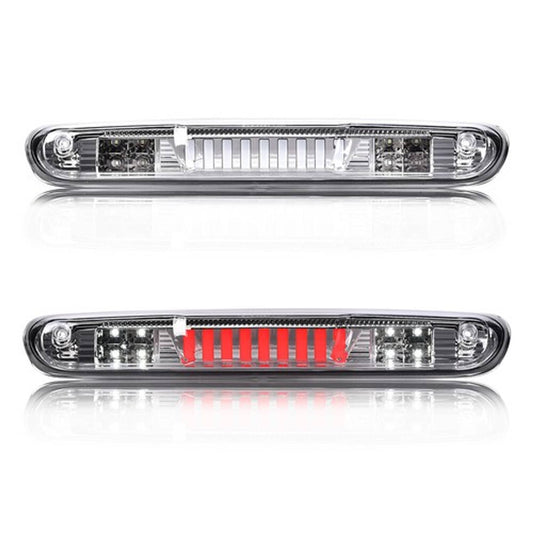 Solid Spare Fit For 07-14 Silverado/Sierra LED Third Brake Tail Light Cargo Lamp Chrome
