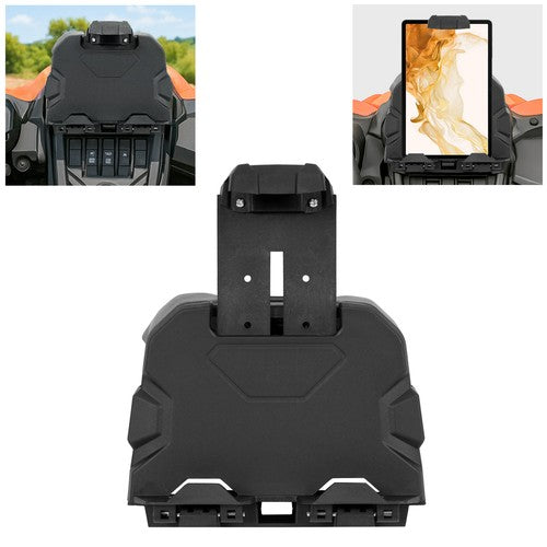 Solid Spare Tablet Holder Electric Device Mount For 2017-2025 2018 2019 Can Am Maverick X3