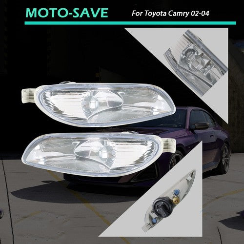 Solid Spare Pair LH+RH Front Fog Lights w/9006 Bulbs For Toyota Camry Corolla Solara 02-08