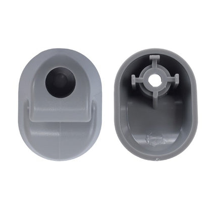 2x Gray Sun Visor Clip S16-1023-661 For Kenworth Peterbilt F01377-2