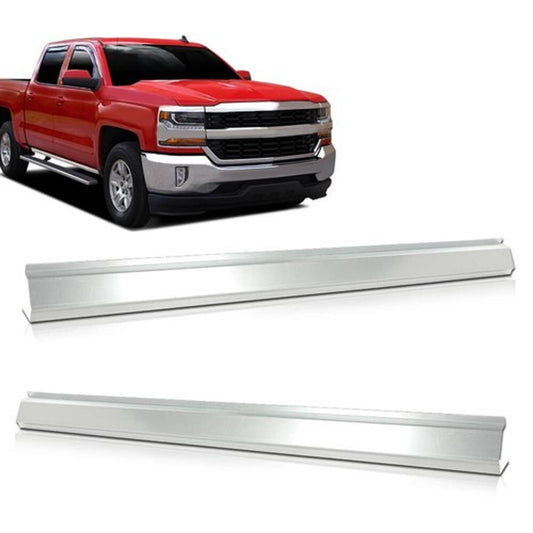 Solid Spare Rocker Panel Fit For 14-18 Chevy Silverado GMC Sierra 62.99" Crew Cab Left+Right
