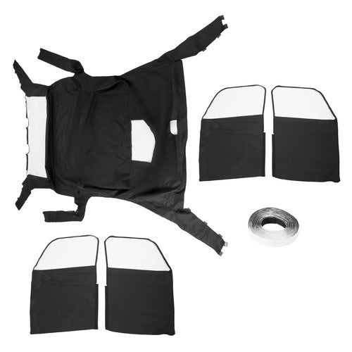 Solid Spare Full Soft Door Cab Enclosure For Polaris Ranger 800 fullsize Crew Modlels 10-14