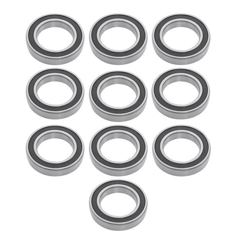 Solid Spare 6010-2RS Deep Groove Ball Bearings 10Pcs 50mm Inner Dia 80mm OD 16mm Bore Sealed