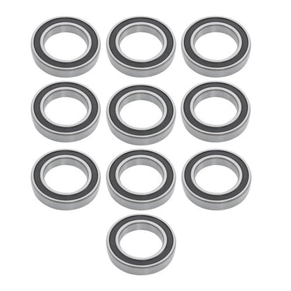 Solid Spare 6010-2RS Deep Groove Ball Bearings 10Pcs 50mm Inner Dia 80mm OD 16mm Bore Sealed