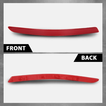 Solid Spare Fit For 2014-2015 Kia Optima Red Rear Bumper Reflector Left+Right Side