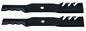 Solid Spare (2) Gator G5 Fusion Mulching Blades for John Deere AM137328