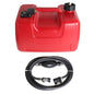 Solid Spare New 3 Gallon 12L Boat Fuel Tank Marine Outboard Motor Fuel Tank w/Connector US
