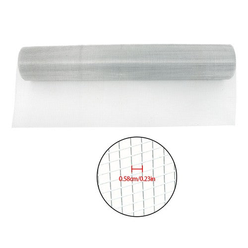Solid Spare 1/4in 48in x100ft Hardware Cloth Galvanized Welded Mesh Wire Metal Chicken Fence