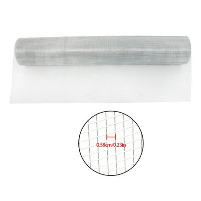 Solid Spare 1/4in 48in x100ft Hardware Cloth Galvanized Welded Mesh Wire Metal Chicken Fence