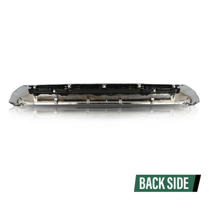 Solid Spare Fit For Toyota Tundra 14-21 Front Upper Hood Bulge Molding Grille Trim Chrome