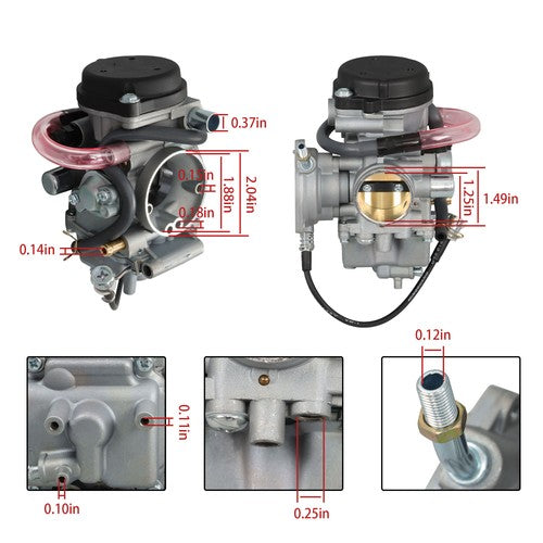 Solid Spare Carburetor Kit For Yamaha Big Bear Wolverine Kodiak Grizzly 250 350 400 450