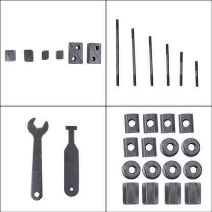 Solid Spare Colton 58020 | 60Pc Premium 7/16" T-Slot Clamping Kit 3/8"-16 UNC Thread New