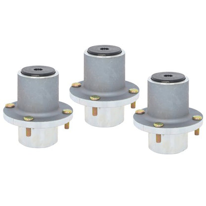 Solid Spare 125981 605380 3pcs Blade Spindle For Hustler Fastrak Raptor SDX SD 48" 54" 60"