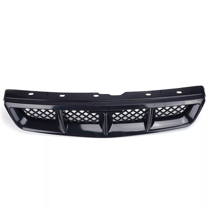 For 1999-2000 Honda Civic Clear Lens LED Fog Light Lamps DRL & BLACK GRILLE 3PCS