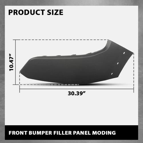 Solid Spare Fit For 2019-2022 Dodge Ram 1500 Front Bumper Filler Panel Left & Right Side