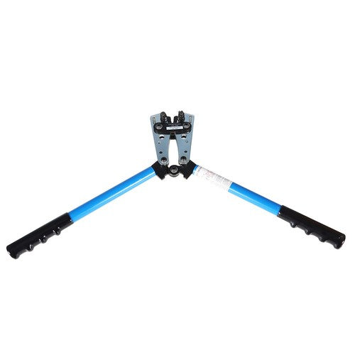 Solid Spare Battery Cable Lug Crimping Tool Wire Crimper For 10-0AWG with Cable Cutter