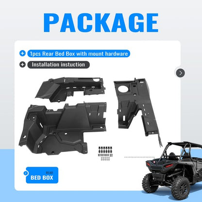 Solid Spare For Polaris RZR XP 1000/Turbo S 2014-23 2018 19 Left Side Rear Bed Box #5454271