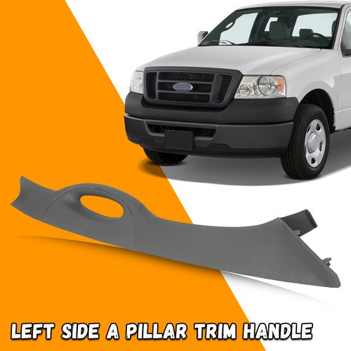 Solid Spare A Pillar Interior Trim Handle Driver Left Fit For 2004-2008 Ford F-150 Gray New