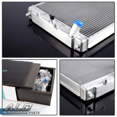 Solid Spare Aluminum Radiator Fit For 92-00 Honda EG EK Civic/DEL SOL Integra DOHC B16A/B18C