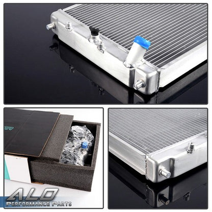 Solid Spare Aluminum Radiator Fit For 92-00 Honda EG EK Civic/DEL SOL Integra DOHC B16A/B18C