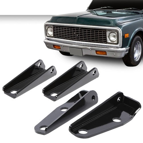 Solid Spare Fit For 63-72 Chevy 66 C10 C20 GMC Pickup Lowered Truck Rear Shock Relocation