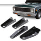 Solid Spare Fit For 63-72 Chevy 66 C10 C20 GMC Pickup Lowered Truck Rear Shock Relocation
