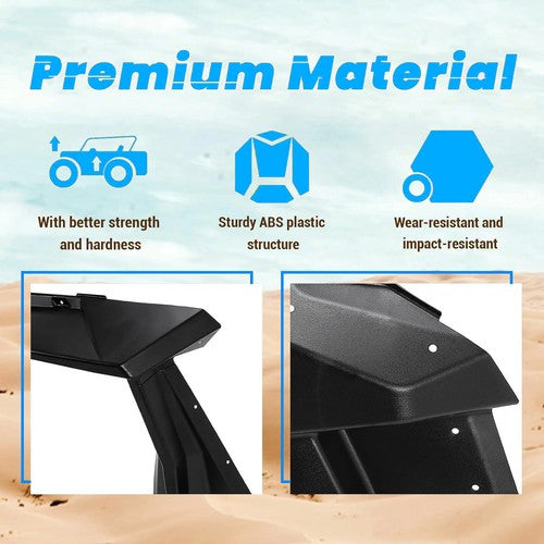 Solid Spare For Polaris RZR Pro XP/Pro R/Turbo R 2020-2024 21 22 Full Coverage Fender Flares