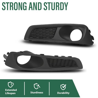 Solid Spare Front Bumper Fog Light Bezel Lamp Trim Fit For 10-12 Subaru Legacy Left+Right