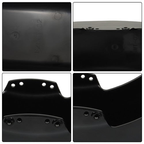 Solid Spare ABS PlasticBlack Front Fender Fit For Touring Street Road Glide 2014-2023 New