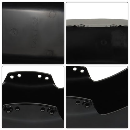 Solid Spare ABS PlasticBlack Front Fender Fit For Touring Street Road Glide 2014-2023 New