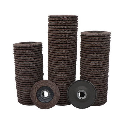 Solid Spare 100Pack 4-1/2"×7/8'' 40 Grit T29 Premium Zirconia Flap Disc Sanding Grinding US