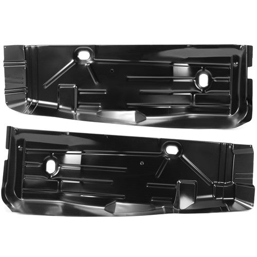 Solid Spare Pair Full Length Front Floor Pan Rust Repair For Camaro Firebird 67 68 69 Steel