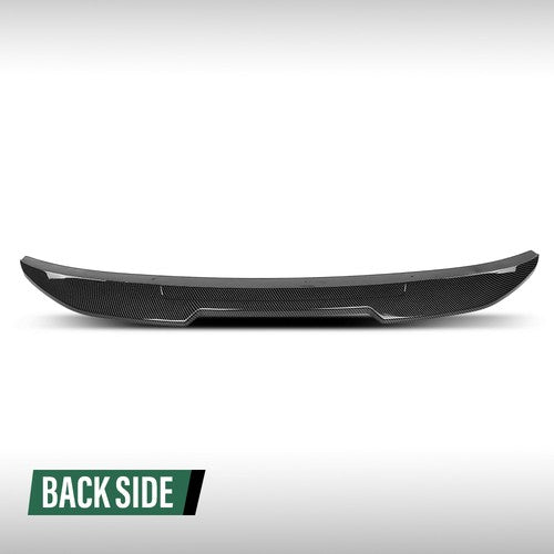 Solid Spare Fit For 06-11 BMW E90 3 Series 328i 335i Carbon Look PSM Style Rear Spoiler Wing
