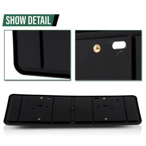 Solid Spare Fit For 2013-2021 Jeep Dodge Chrysler Bumper License Plate Mounting Bracket