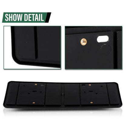 Solid Spare Fit For 2013-2021 Jeep Dodge Chrysler Bumper License Plate Mounting Bracket