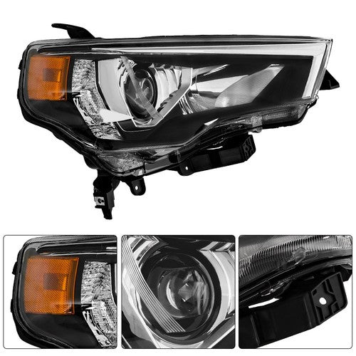 Solid Spare Front Headlight Headlamp For Toyota 4Runner 2021 2022 Right Side Clear Lens RH