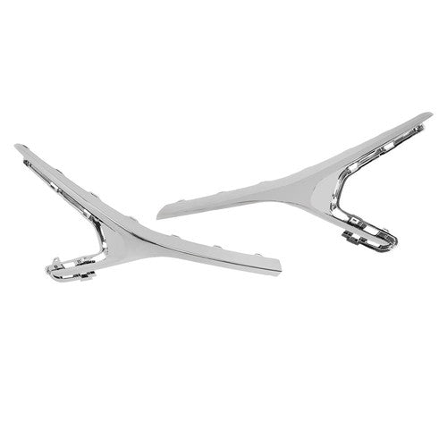 Solid Spare Fit For Chevrolet Trax 2023 2024 Plastic Front Bumper Grille Chrome Trim Kit