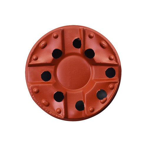 Solid Spare 13×11×9CM Brick Red Round Plastic Plant Pots Flowerpot Nursery Pot