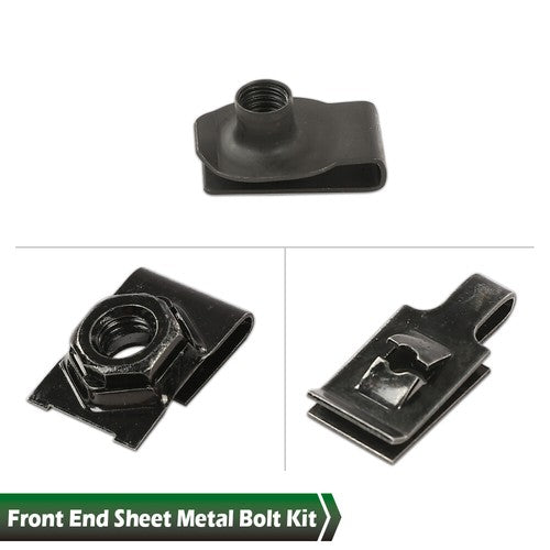 Solid Spare Front End Sheet Metal Bolt Kit Fit For 64-1976 GM A Body Chevy Buick Oldsmobile