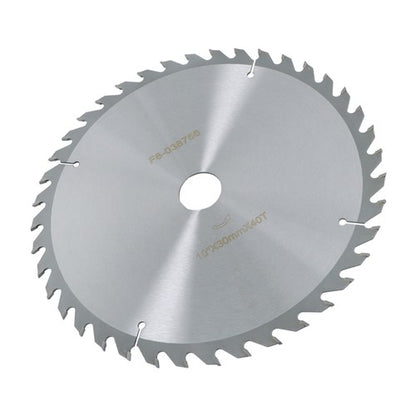 Solid Spare Heavy-Duty 10"×30mm×40T Carbide Saw Blade for Wood & Metal, Silver Finish